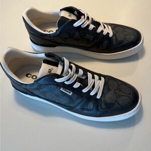 Coach Men's Signature Logo Coated Sneakers